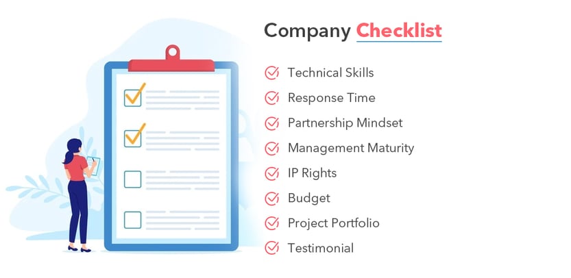 software development outsourcing  company checklist