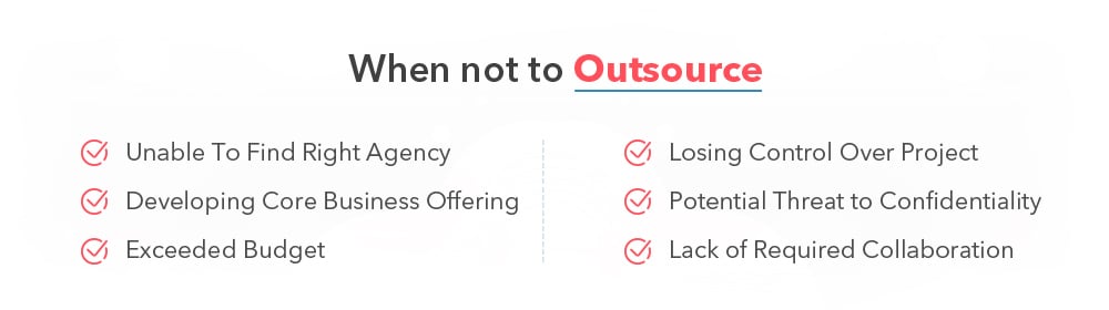 software development outsourcing  when not to