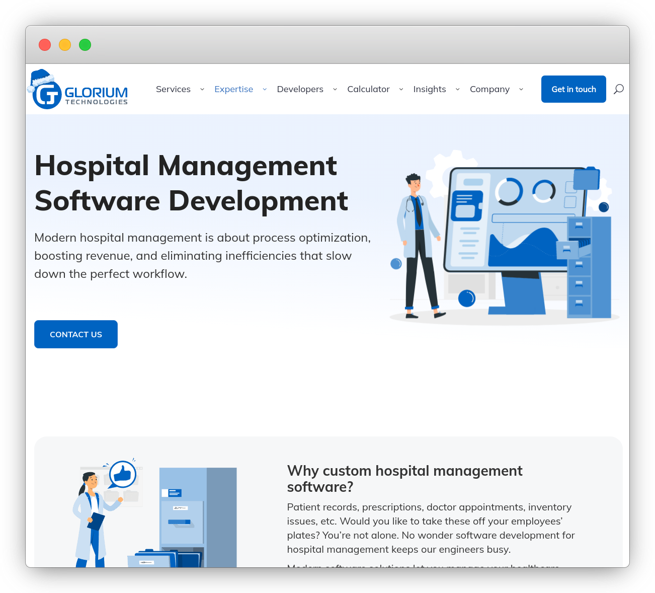 Glorium Technologies-patient portal